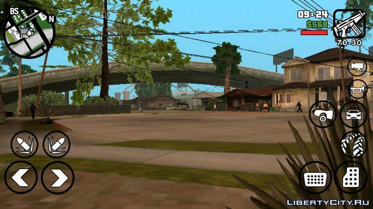 Возможность сажать деревья / GTA San Andreas (iOS, Android)