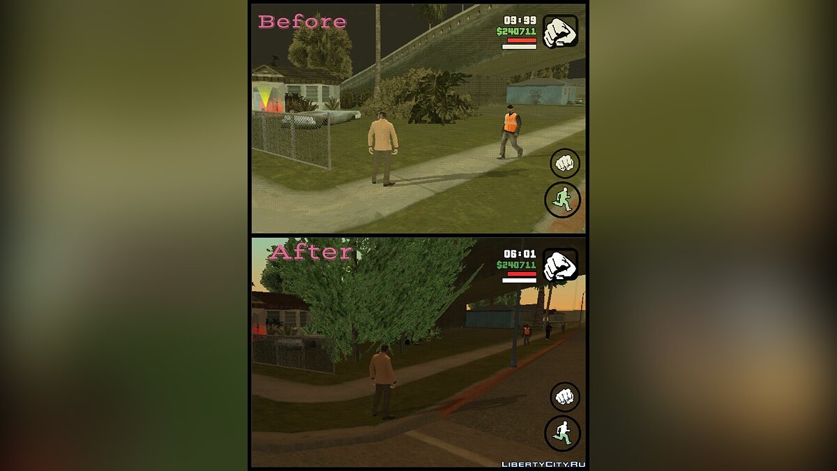 Скачать Возможность сажать деревья для GTA San Andreas (iOS, Android)