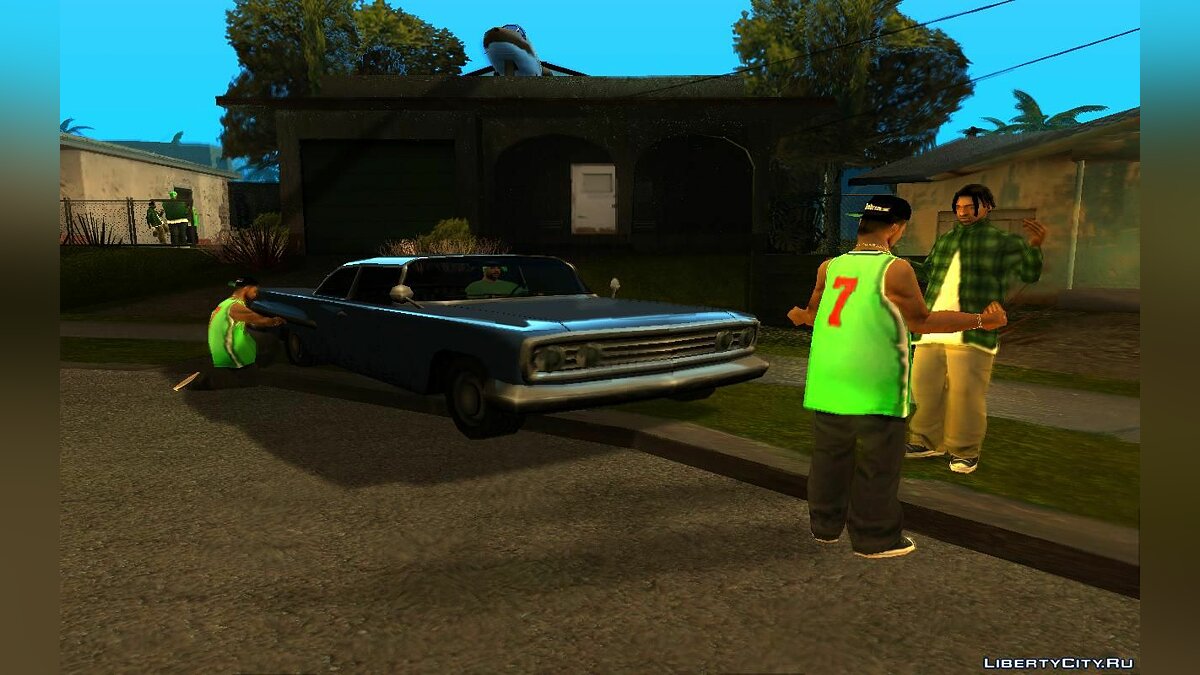 Скачать Больше людей в Гантоне для GTA San Andreas (iOS, Android)