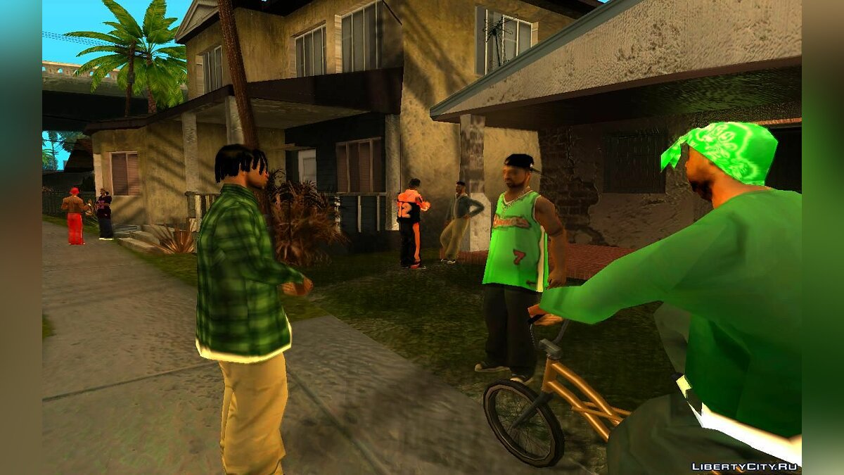 Скачать Больше людей в Гантоне для GTA San Andreas (iOS, Android)