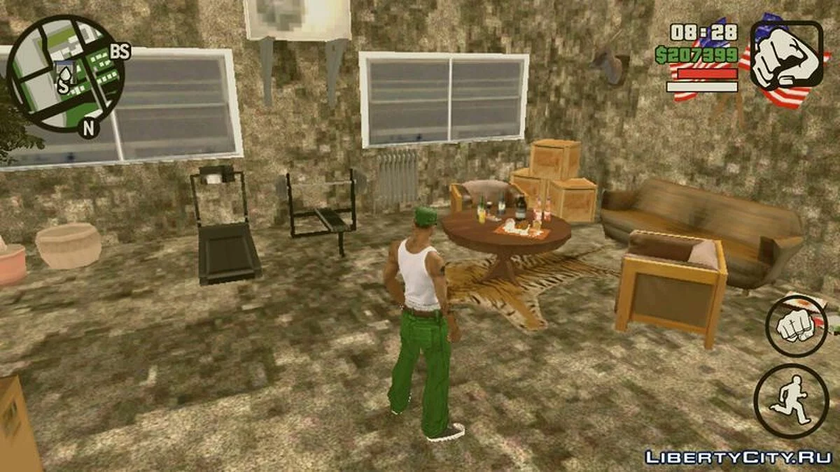 Подвал в доме Си Джея / GTA San Andreas (iOS, Android)