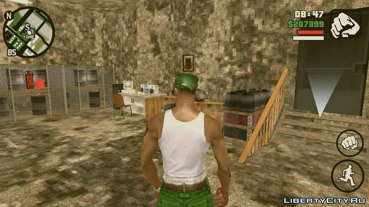 Подвал в доме Си Джея / GTA San Andreas (iOS, Android)