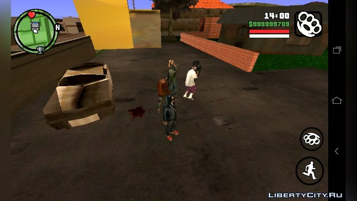 Сумасшедшие бои / GTA San Andreas (iOS, Android)