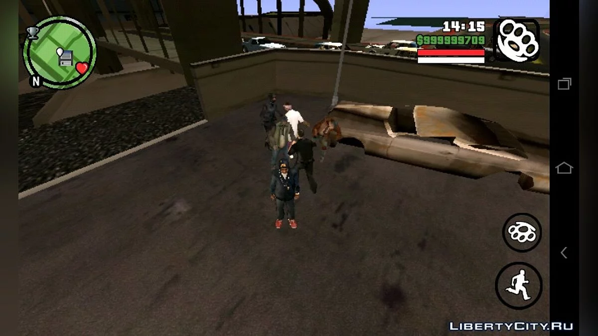 Сумасшедшие бои / GTA San Andreas (iOS, Android)