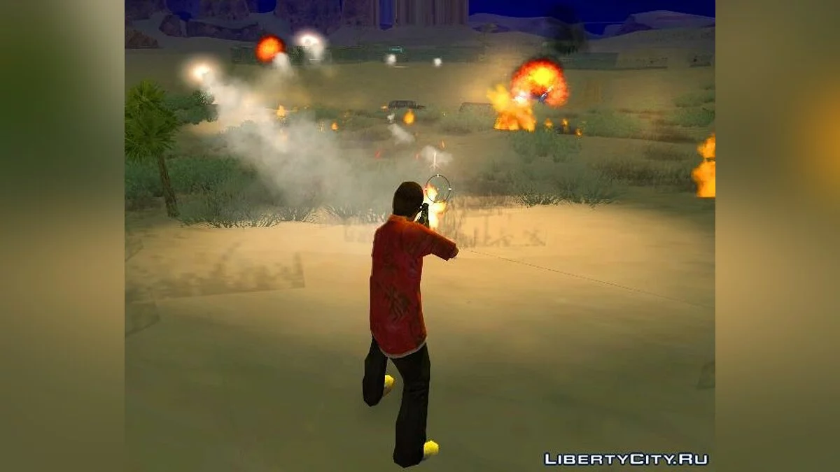 Тряска камеры во время стрельбы / GTA San Andreas (iOS, Android)