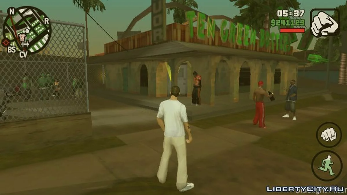 Возможность напиться в баре / GTA San Andreas (iOS, Android)