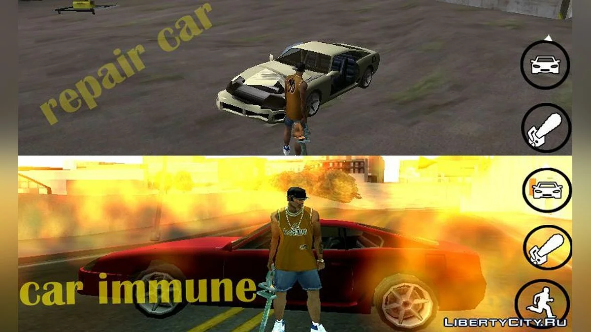 Сборник модом для машин / GTA San Andreas (iOS, Android)