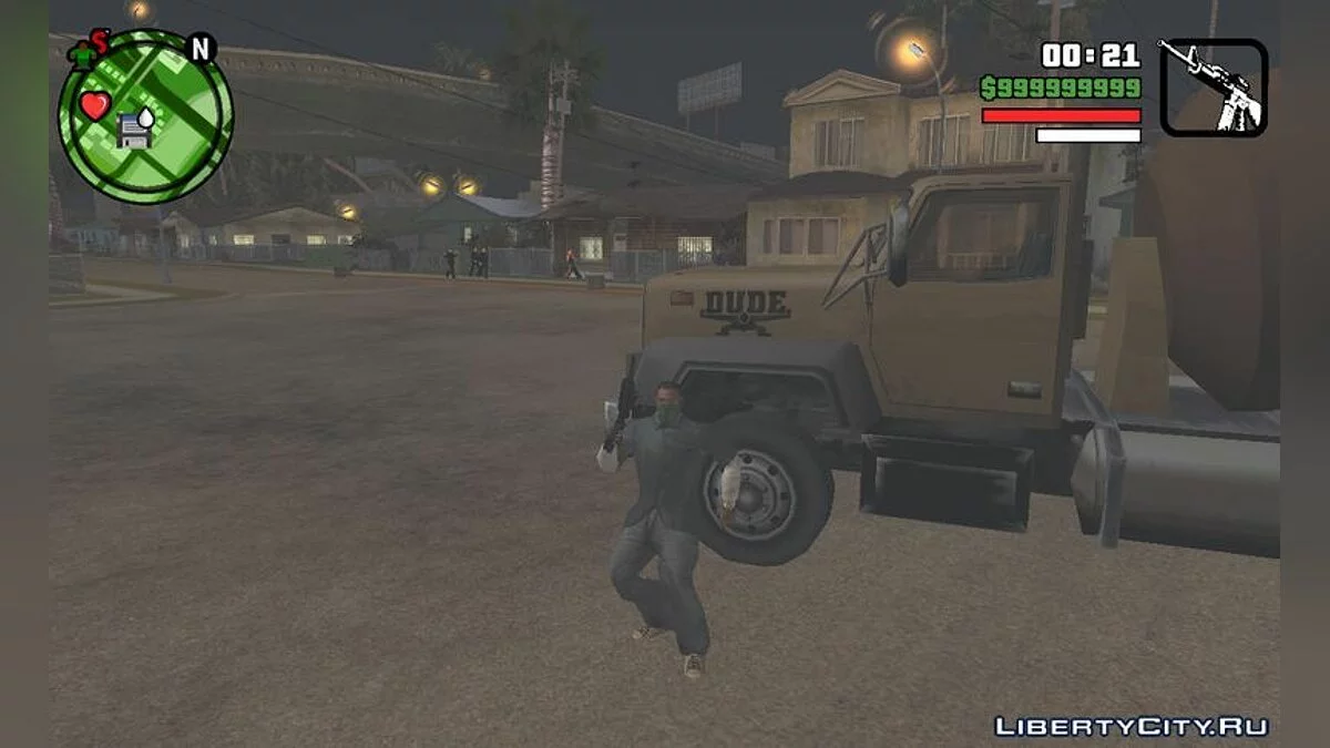 Возможность прятаться / GTA San Andreas (iOS, Android)