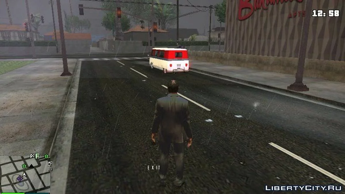 Эффекты от дождя на дорогах / GTA San Andreas (iOS, Android)