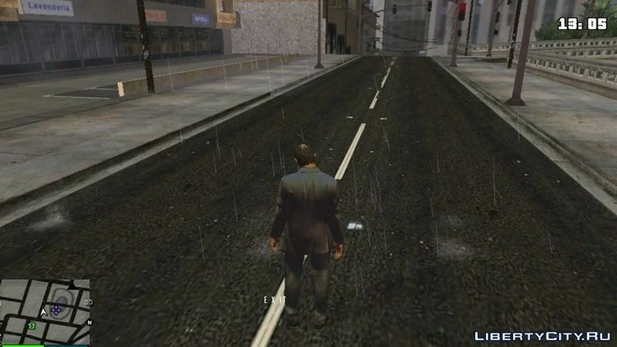 Эффекты от дождя на дорогах / GTA San Andreas (iOS, Android)