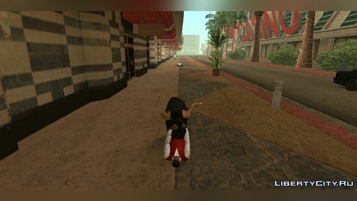 Стиль драки как в рестлинге / GTA San Andreas (iOS, Android)