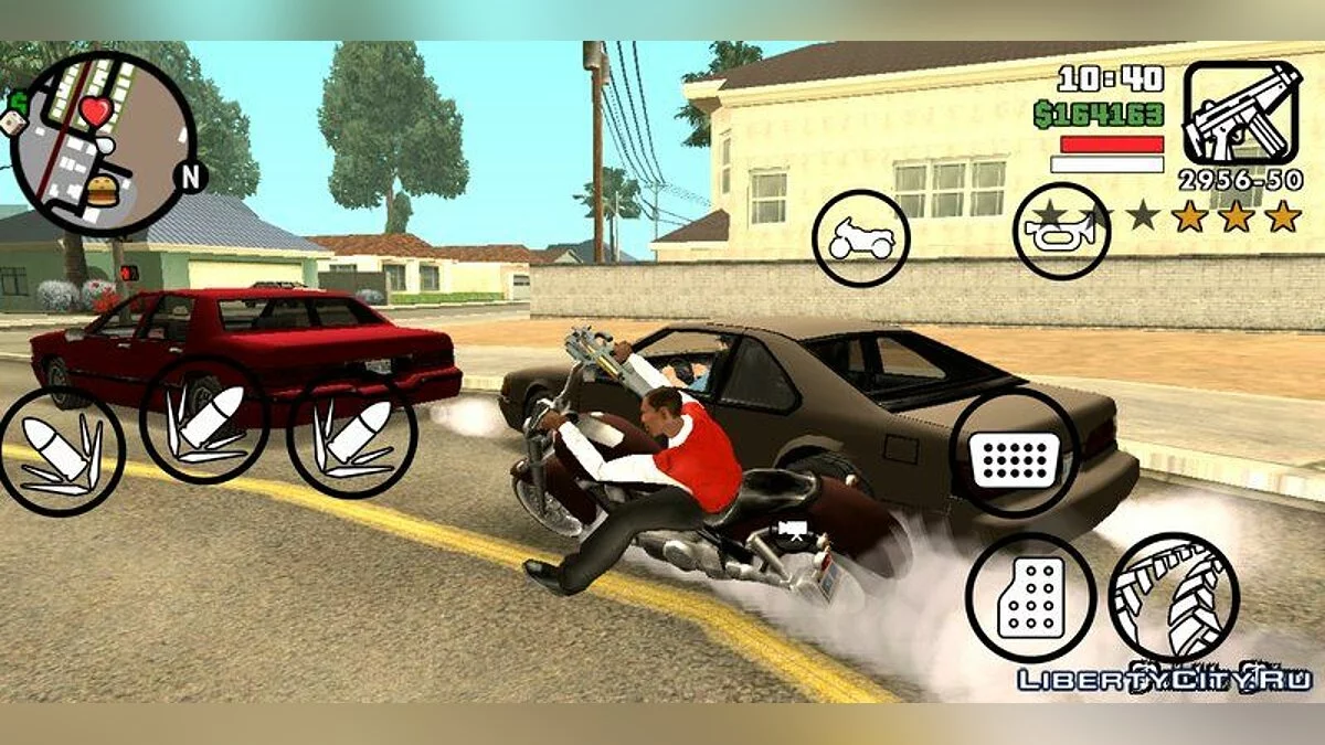 Замедление времени / GTA San Andreas (iOS, Android)