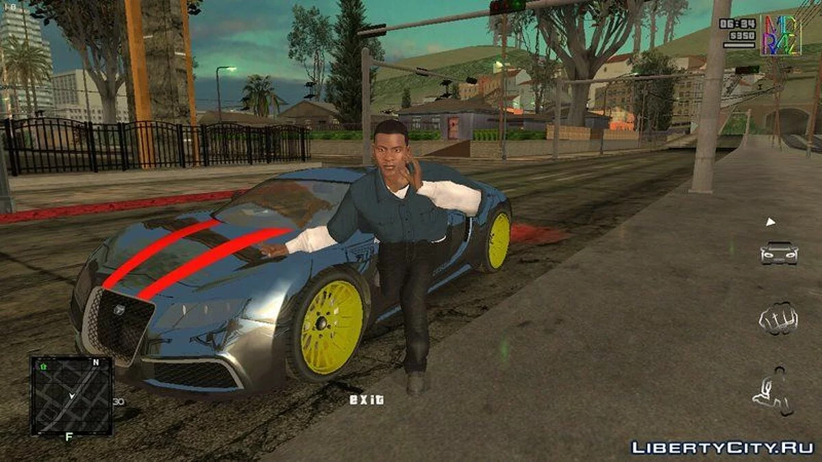 Настройка графики в процессе игры / GTA San Andreas (iOS, Android)