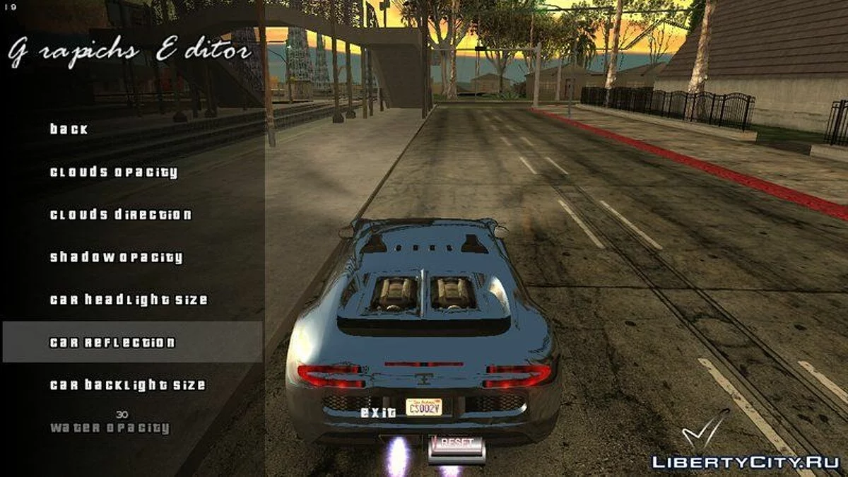 Настройка графики в процессе игры / GTA San Andreas (iOS, Android)