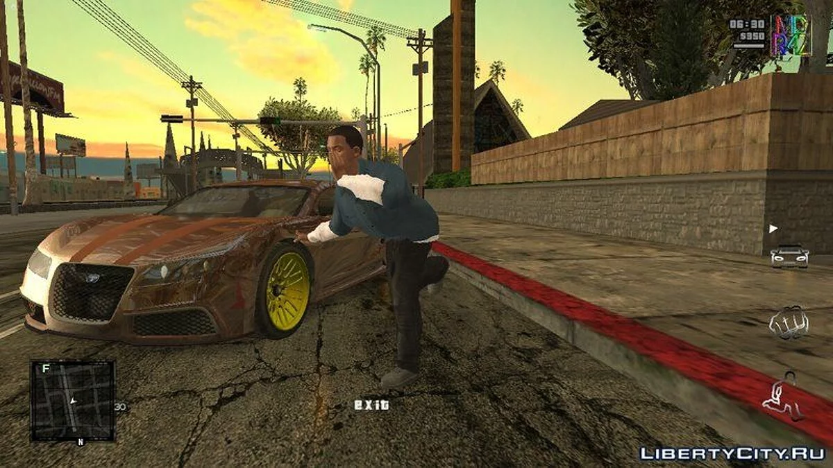 Настройка графики в процессе игры / GTA San Andreas (iOS, Android)