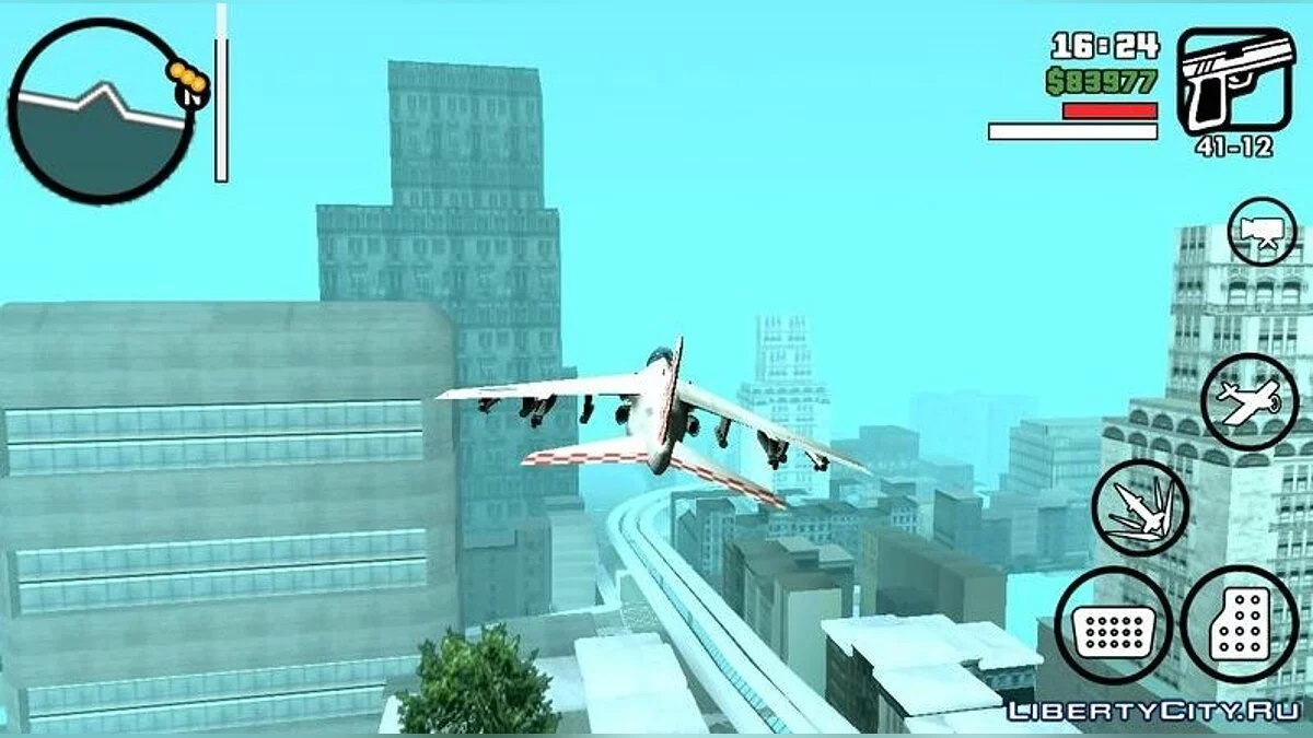 Нет ограничения высоты полета / GTA San Andreas (iOS, Android)