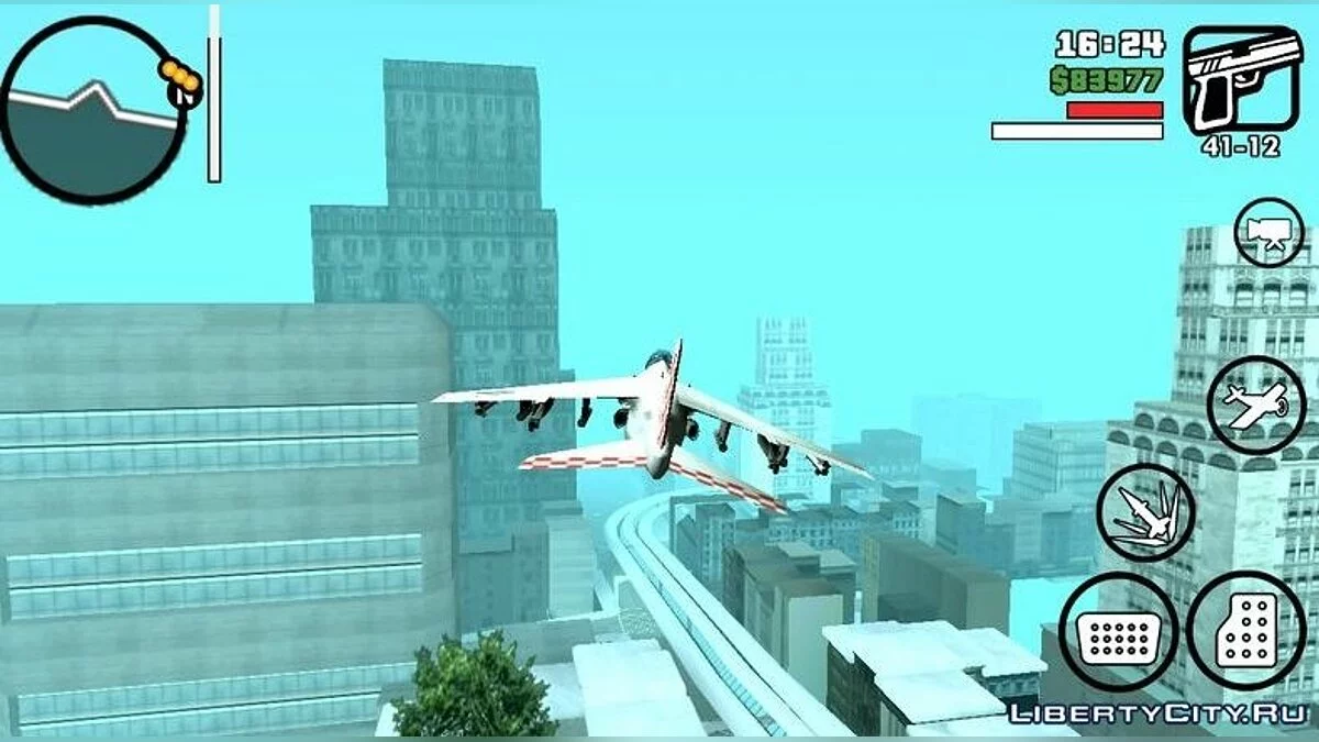 Нет ограничения высоты полета / GTA San Andreas (iOS, Android)