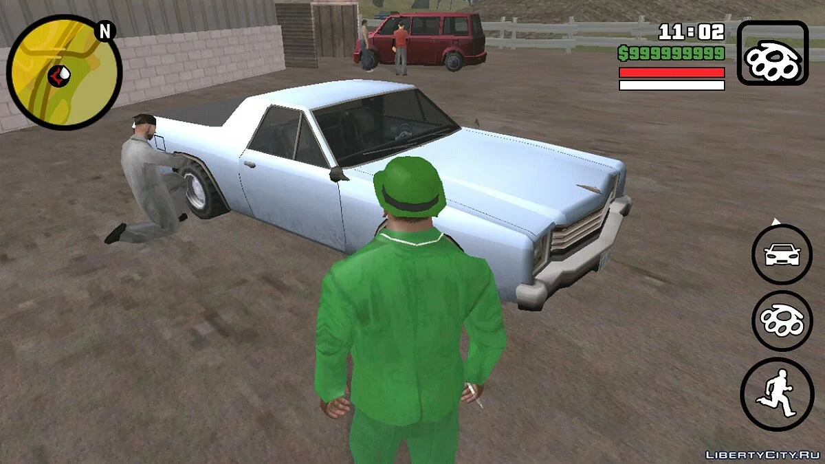 Дорожная автомастерская Сиджея / GTA San Andreas (iOS, Android)