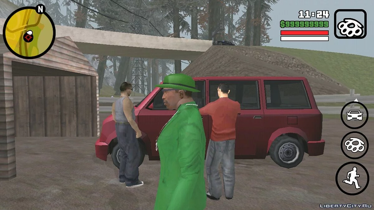 Дорожная автомастерская Сиджея / GTA San Andreas (iOS, Android)