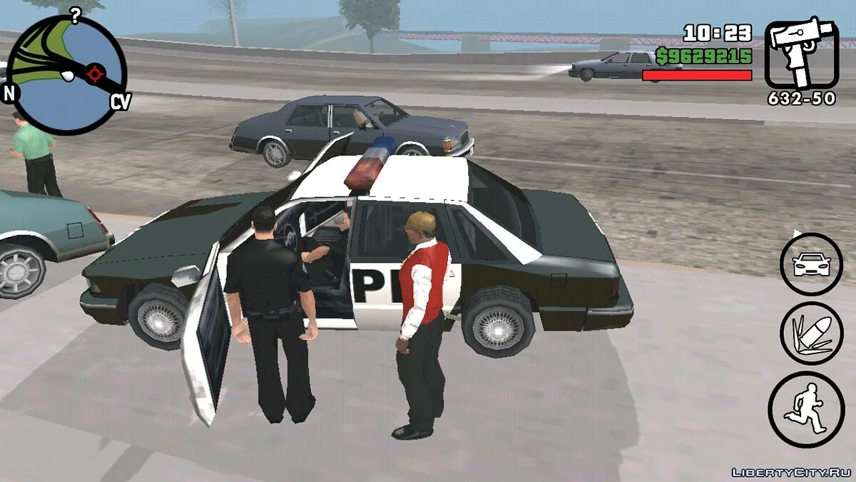 ДТП на мосту Гарвер / GTA San Andreas (iOS, Android)