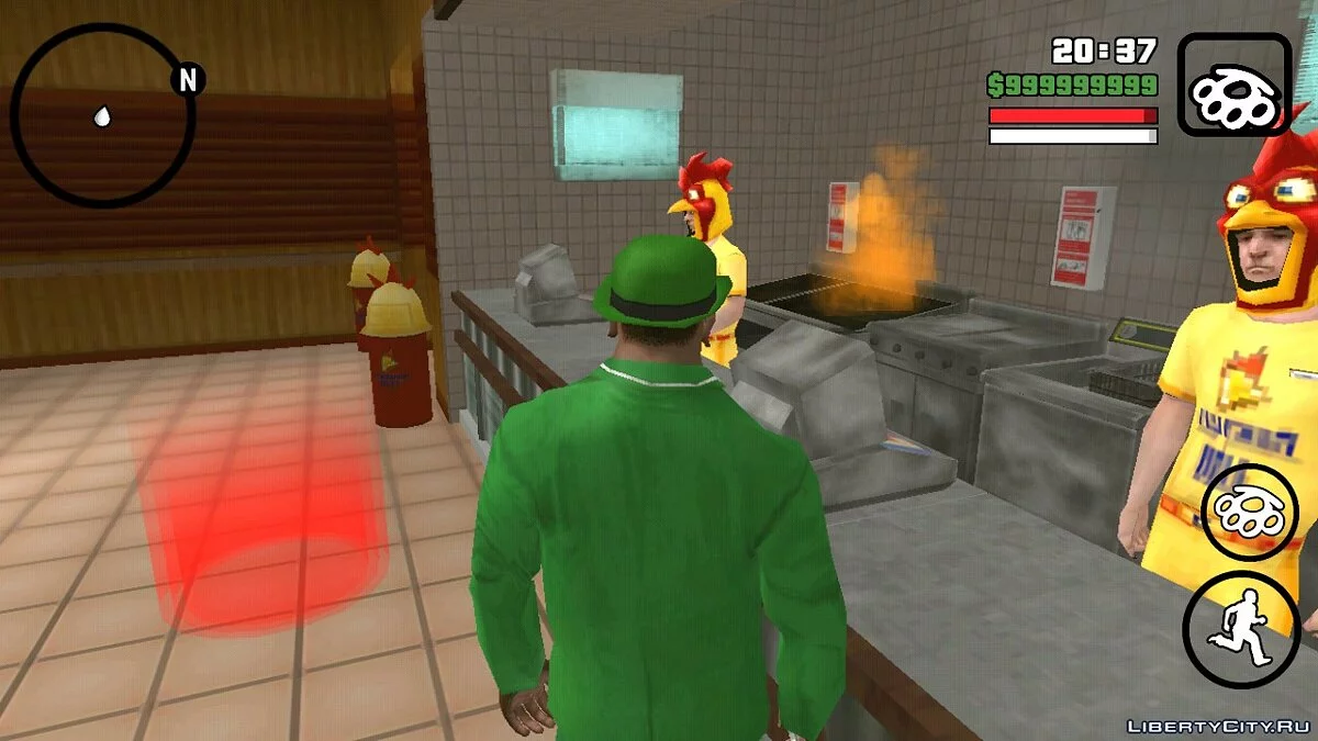 Горящая плита / GTA San Andreas (iOS, Android)