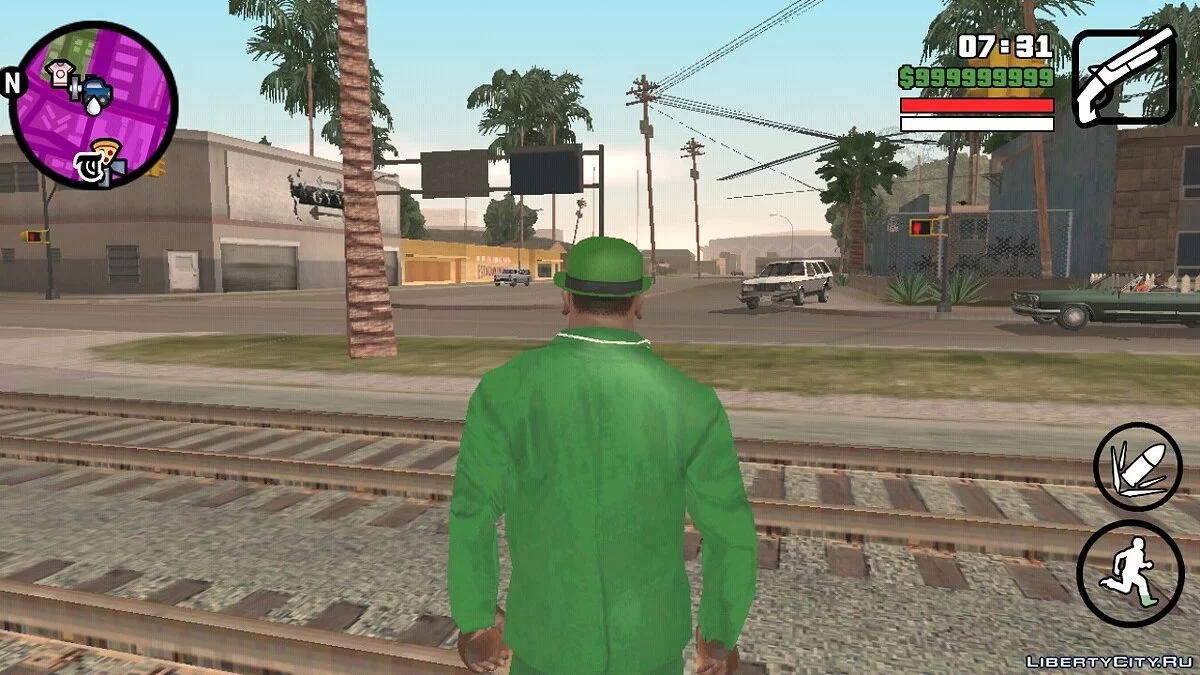 Машина отображается на радаре / GTA San Andreas (iOS, Android)