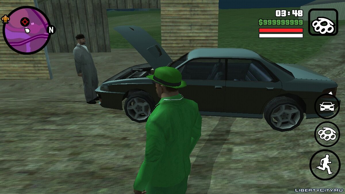 Замена cash.dff в GTA San Andreas (iOS, Android) (3 файла)