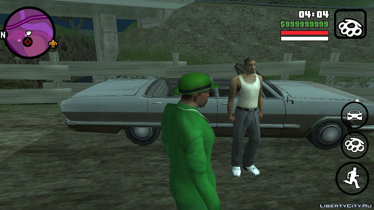 Замена cash.dff в GTA San Andreas (iOS, Android) (3 файла)