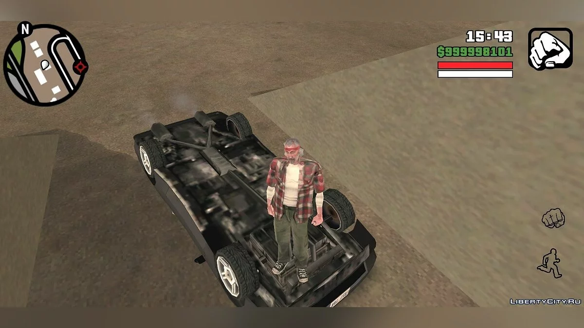 Непобедимость для Карла / GTA San Andreas (iOS, Android)