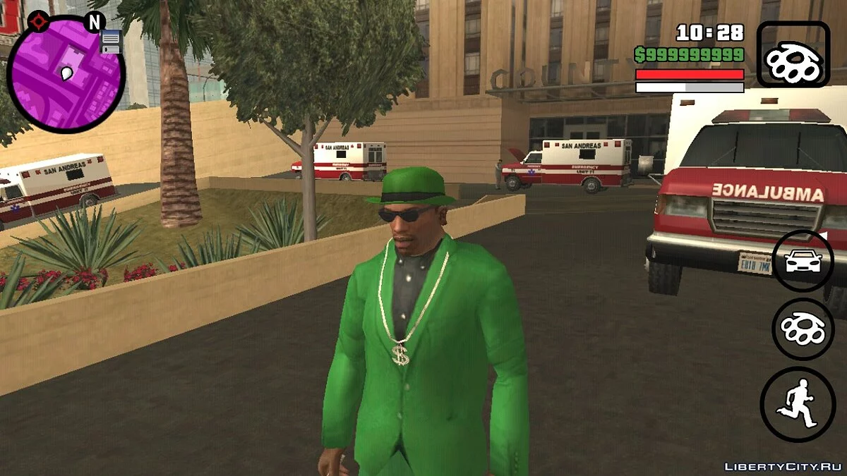 Оживление больниц в Лос-Сантосе  / GTA San Andreas (iOS, Android)