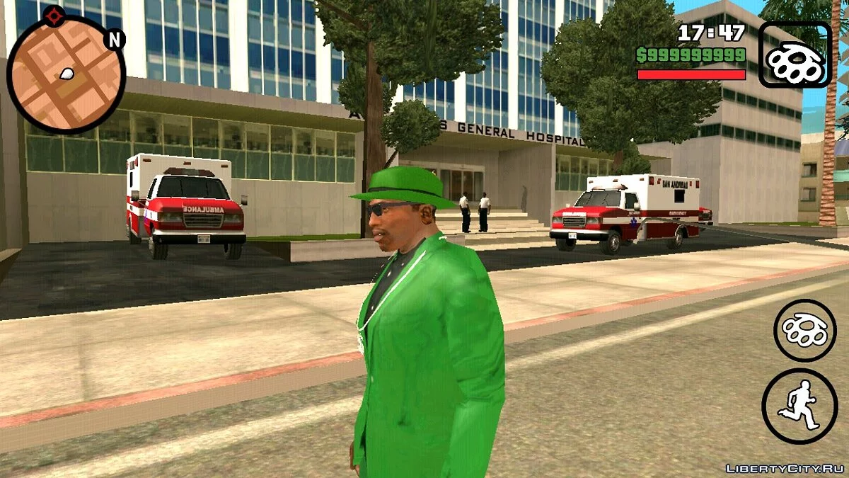 Оживление больниц в Лос-Сантосе  / GTA San Andreas (iOS, Android)