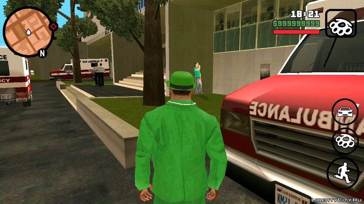 Оживление больниц в Лос-Сантосе  / GTA San Andreas (iOS, Android)