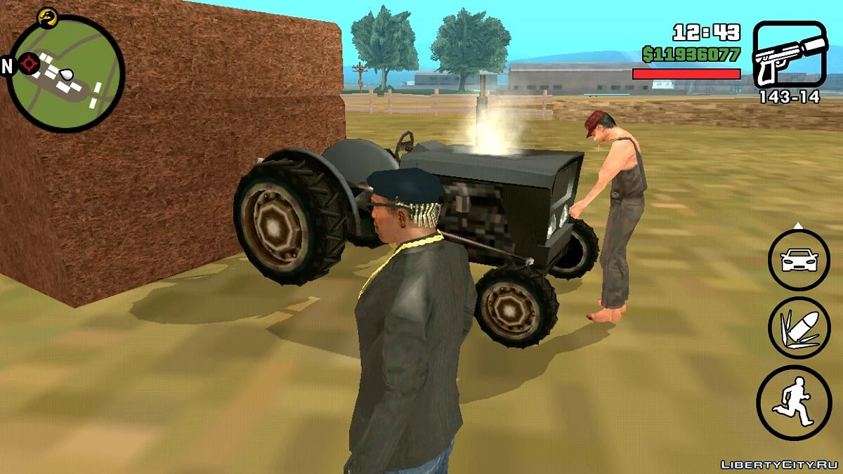 Оживлённая ферма в Red Country / GTA San Andreas (iOS, Android)