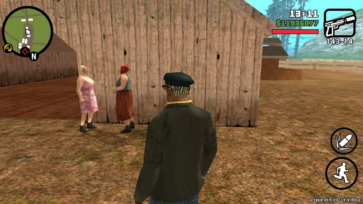 Оживлённая ферма в Red Country / GTA San Andreas (iOS, Android)
