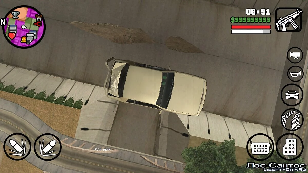 Прыгающая машина / GTA San Andreas (iOS, Android)