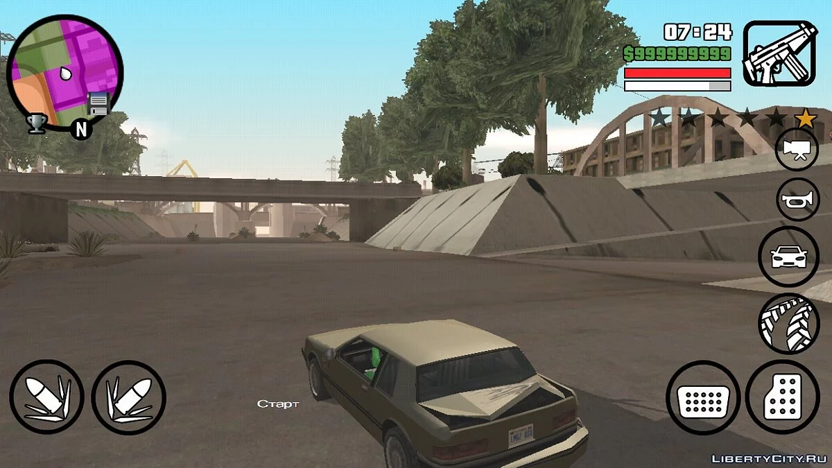 Прыгающая машина / GTA San Andreas (iOS, Android)