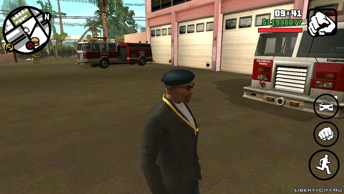 Реалистичная пожарная станция в Лас Вентурасе / GTA San Andreas (iOS, Android)