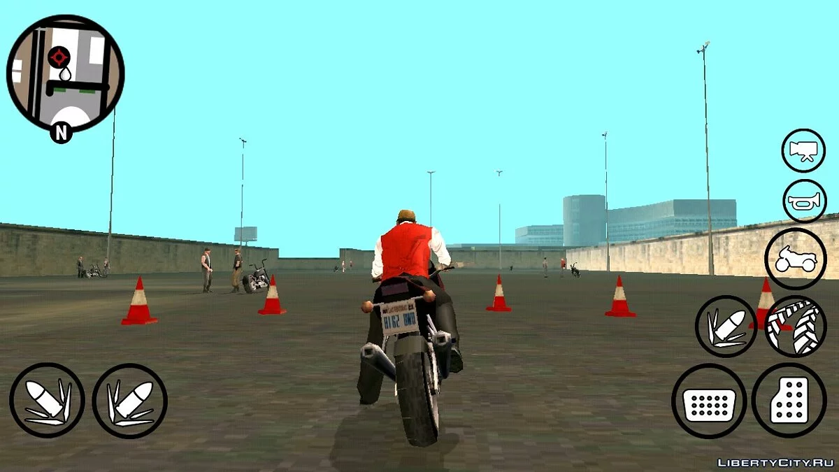 Реалистичная школа байкеров V1 / GTA San Andreas (iOS, Android)