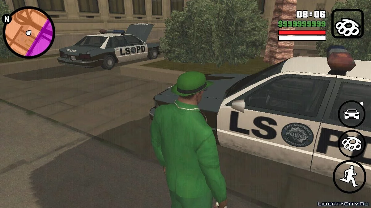 Реалистичный LSPD / GTA San Andreas (iOS, Android)