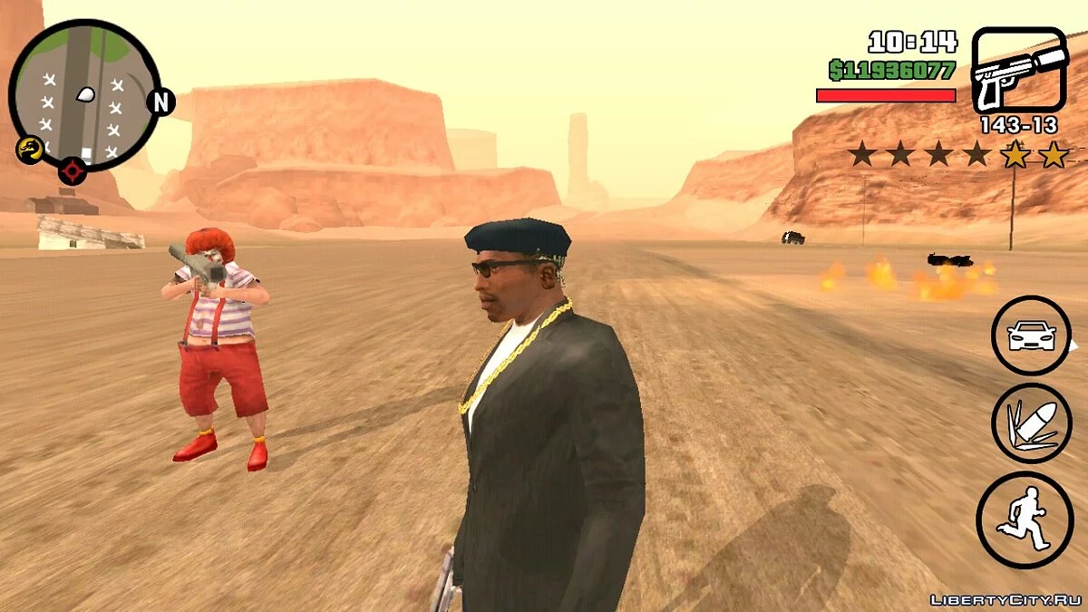 Сумасшедший клоун / GTA San Andreas (iOS, Android)