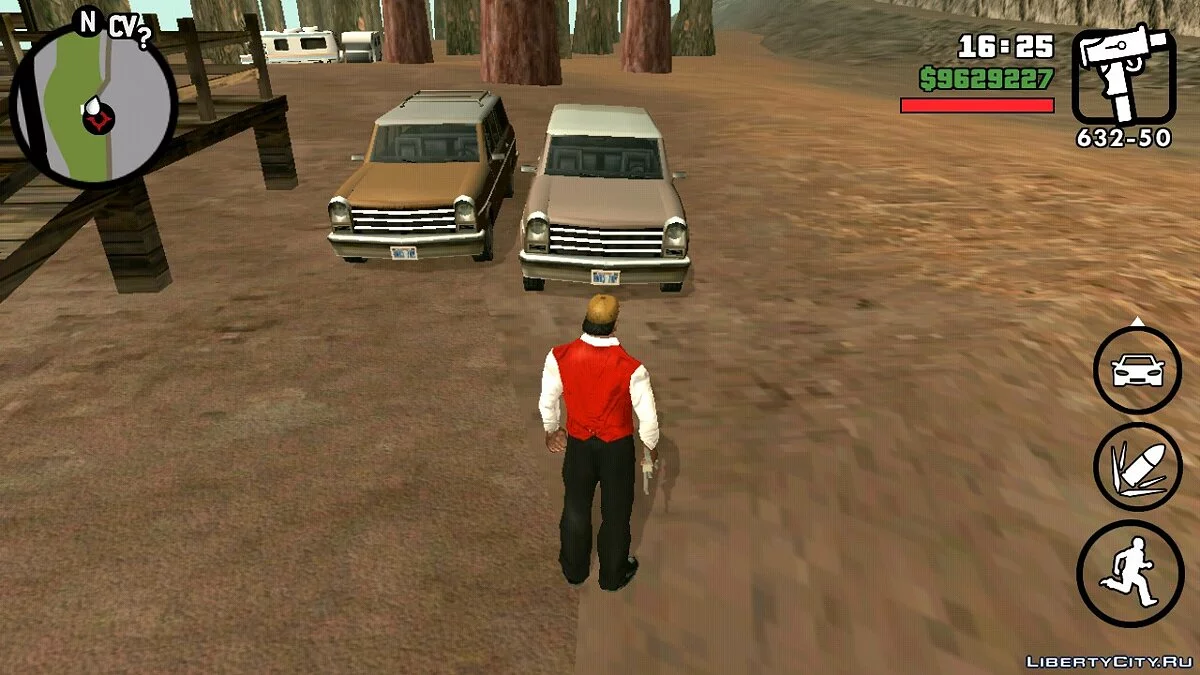 Туристы на Горе Чиллиад / GTA San Andreas (iOS, Android)