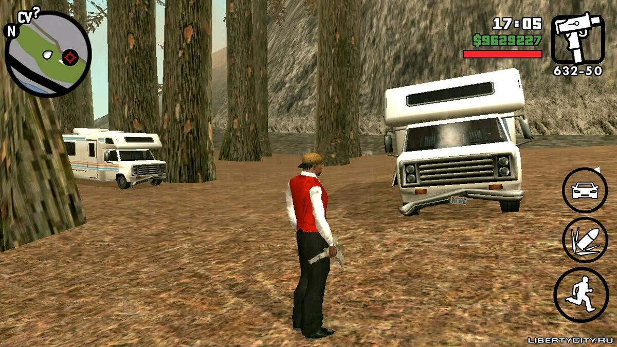 Туристы на Горе Чиллиад / GTA San Andreas (iOS, Android)
