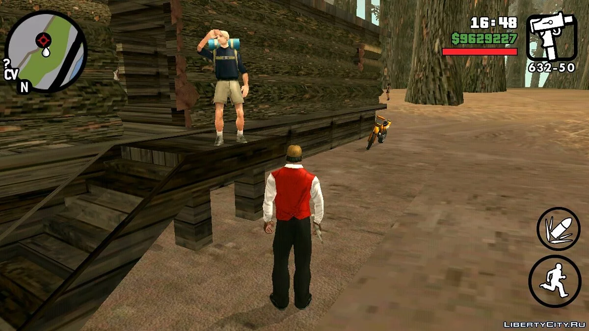 Туристы на Горе Чиллиад / GTA San Andreas (iOS, Android)