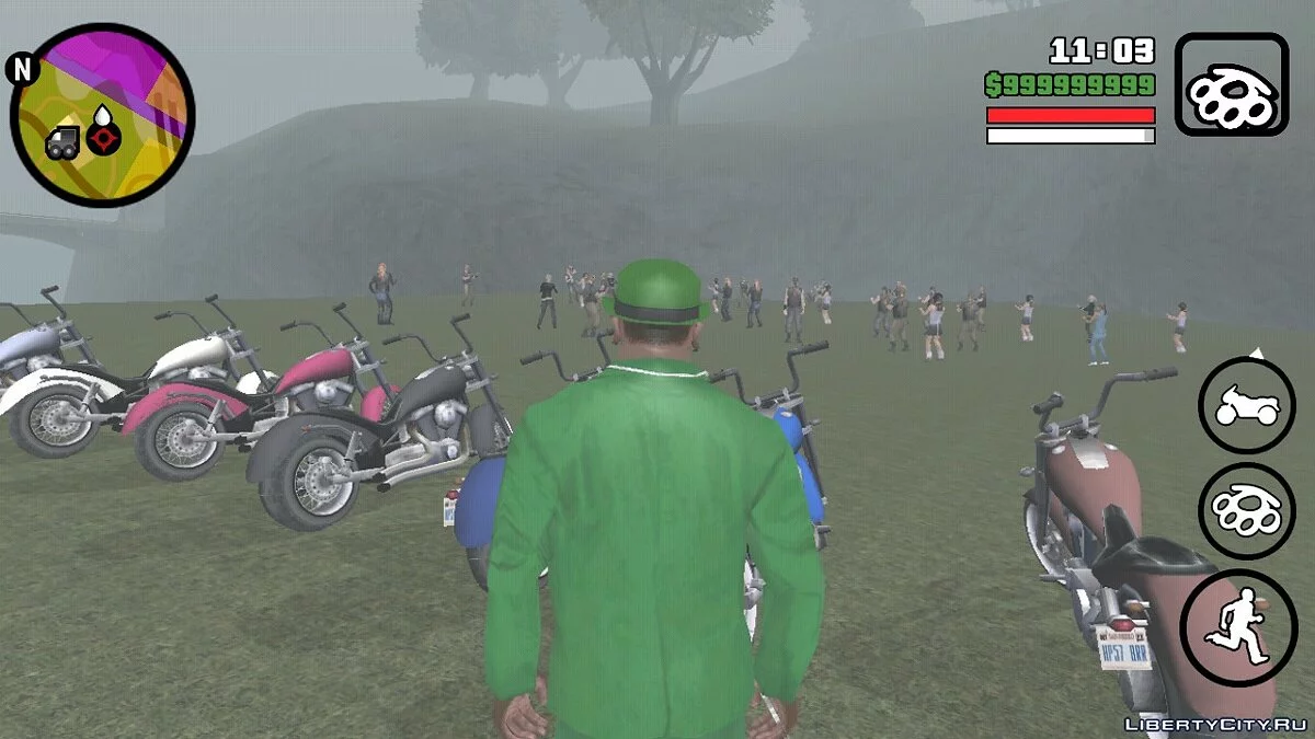 Вечеринка байкеров V1.0 / GTA San Andreas (iOS, Android)