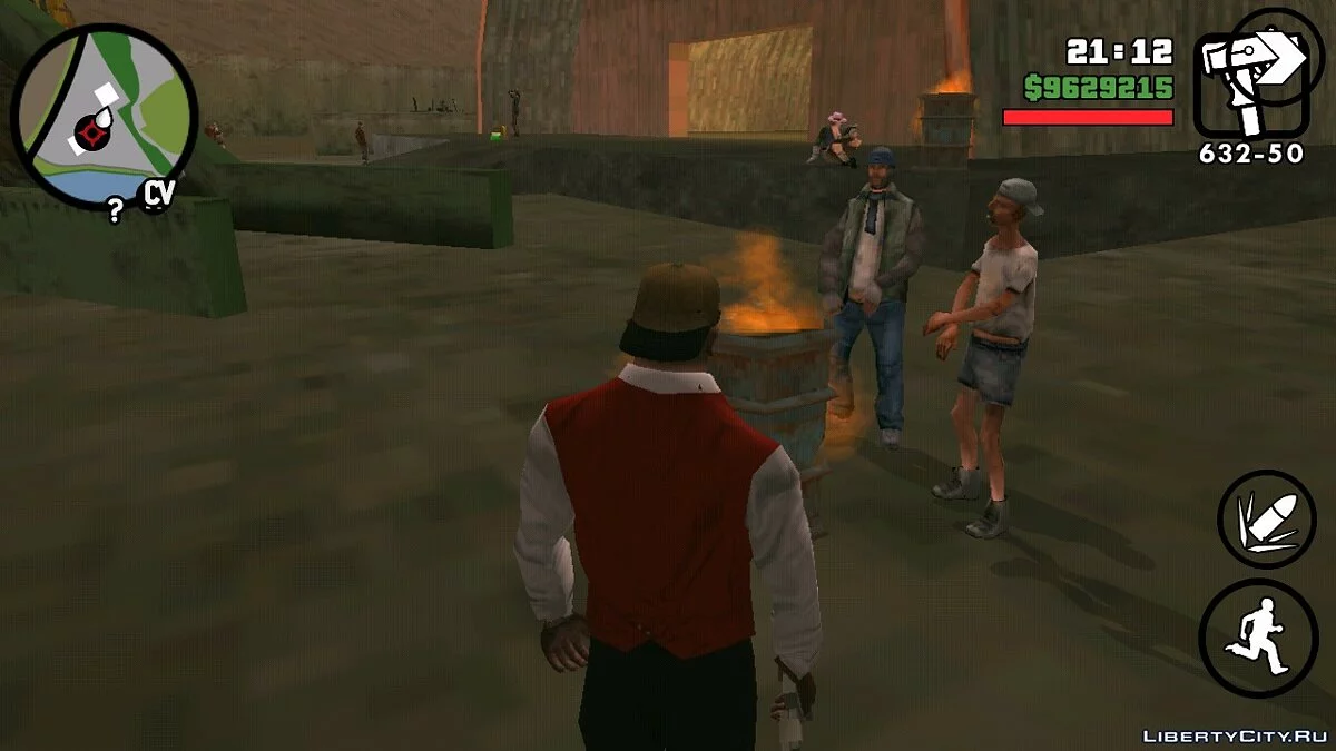 Вечеринка бомжей / GTA San Andreas (iOS, Android)
