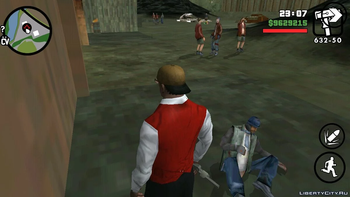 Вечеринка бомжей / GTA San Andreas (iOS, Android)