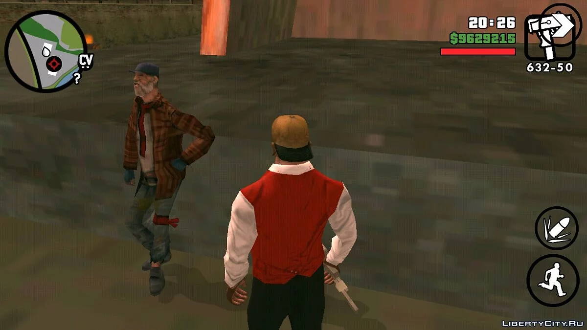 Вечеринка бомжей / GTA San Andreas (iOS, Android)