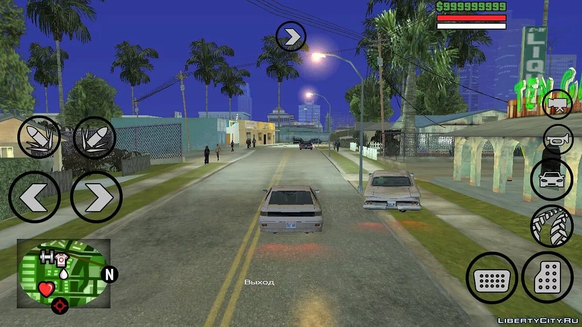 Автоматический вид от первого лица в машине V1 / GTA San Andreas (iOS, Android)