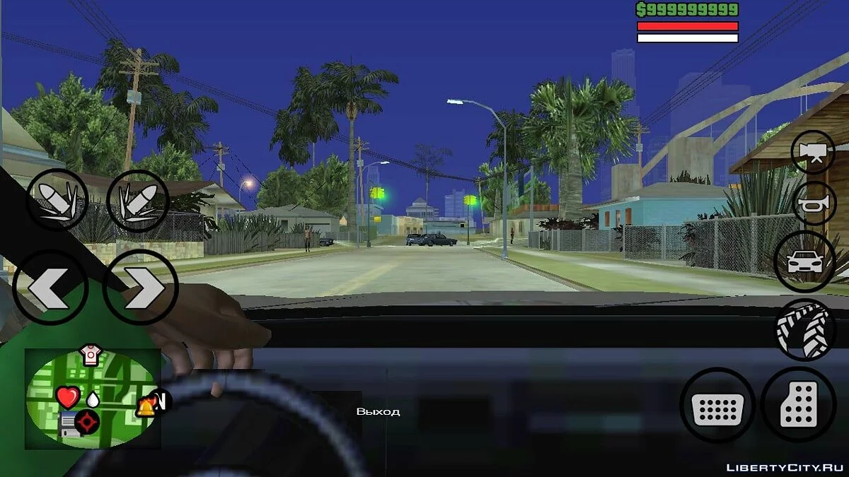 Автоматический вид от первого лица в машине V1 / GTA San Andreas (iOS, Android)