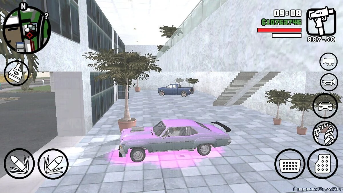 Неоновая подсветка (спавнер) / GTA San Andreas (iOS, Android)